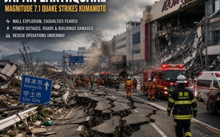 Japan Earthquake: Magnitude 7.1 Quake Triggers Mall Explosion, Multiple Casualties Feared