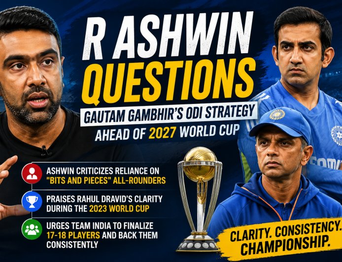 R Ashwin Questions India's ODI World Cup Roadmap, Calls for Greater Clarity