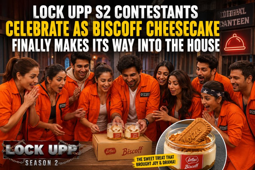 Lock Upp S2 Contestants Celebrate as Biscoff Cheesecake Finally Makes Its Way Into the House
