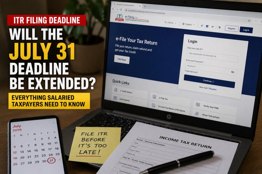 Will the July 31 ITR Filing Deadline Be Extended? Here's What Salaried Taxpayers Need to Know